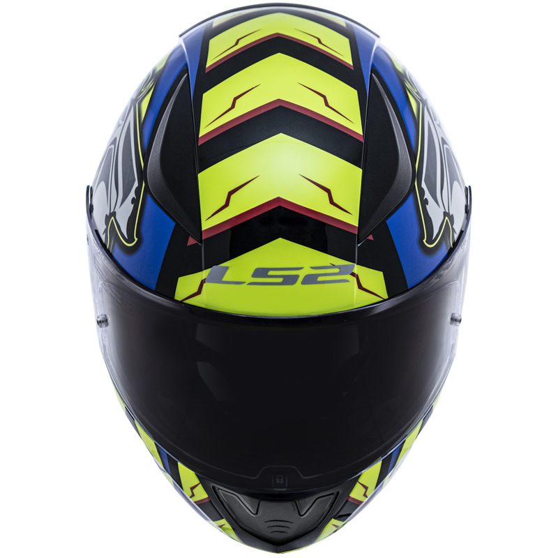 CAPACETE LS2 FF358 ALEX BARROS AMARELO/AZUL