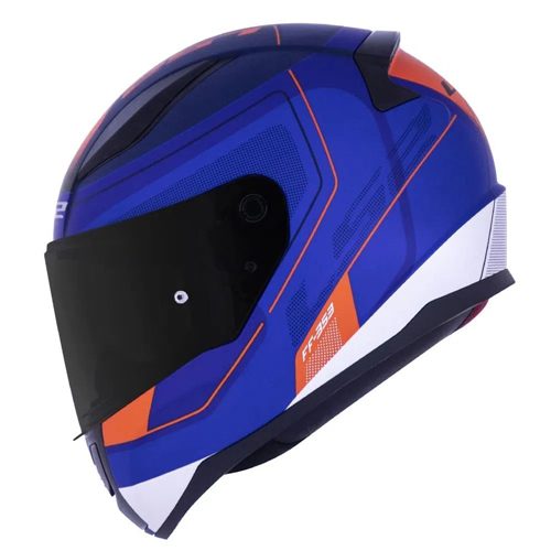 CAPACETE LS2 FF358 DRAZE BRANCO/AZUL/VERMELHO