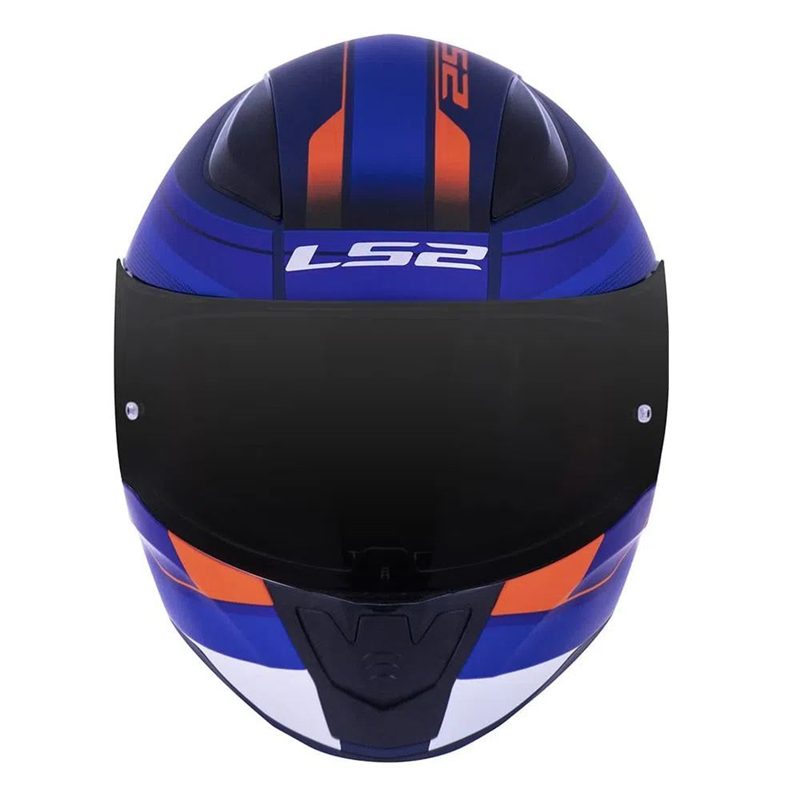 CAPACETE LS2 FF358 DRAZE BRANCO/AZUL/VERMELHO