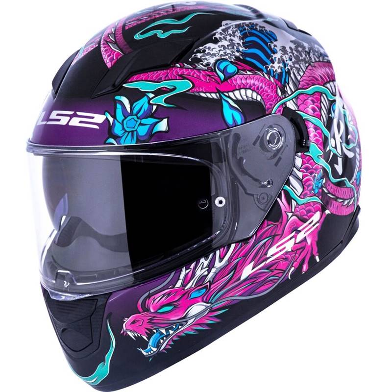 CAPACETE LS2 FF320 STREAM WARRIOR ROSA