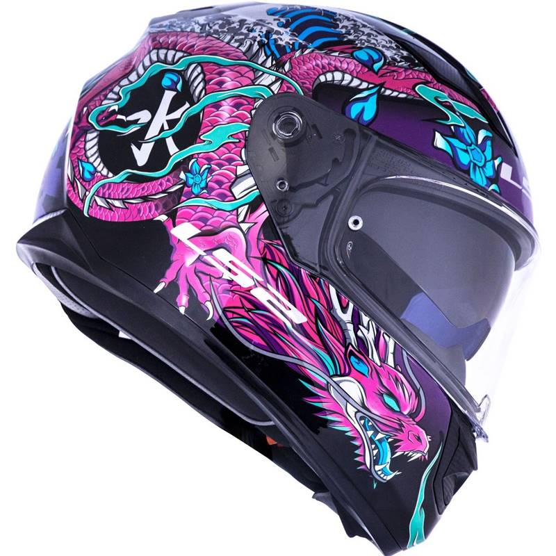 CAPACETE LS2 FF320 STREAM WARRIOR ROSA