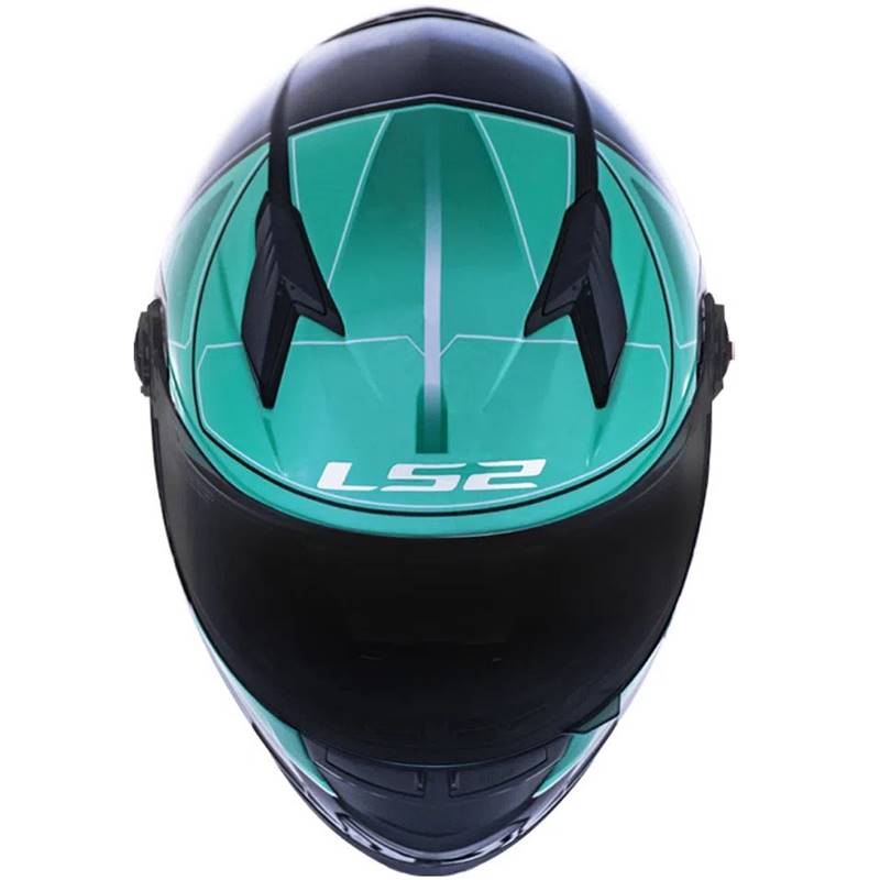 CAPACETE LS2 FF358 ULTRA PRETO/VERDE
