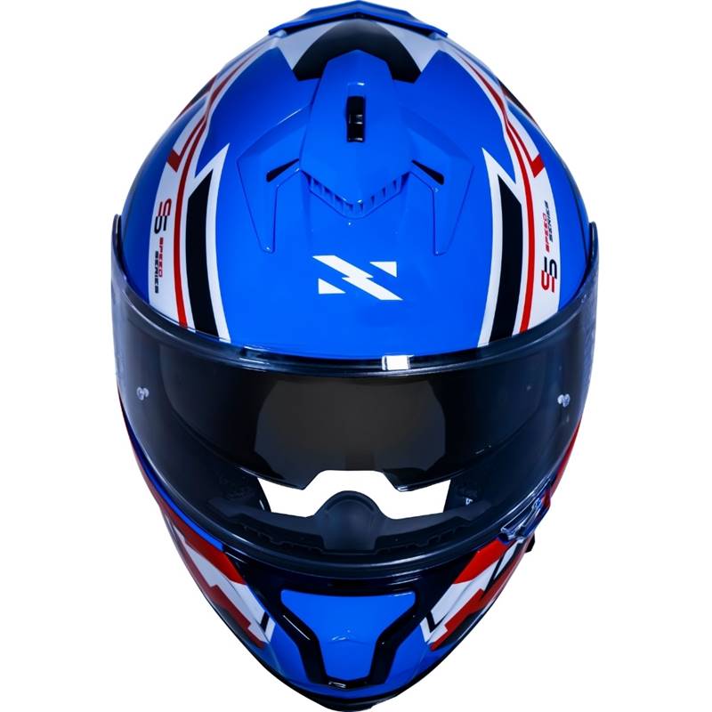 CAPACETE NORISK STRADA CIRCUIT AZUL/VERMELHO/BRANCO