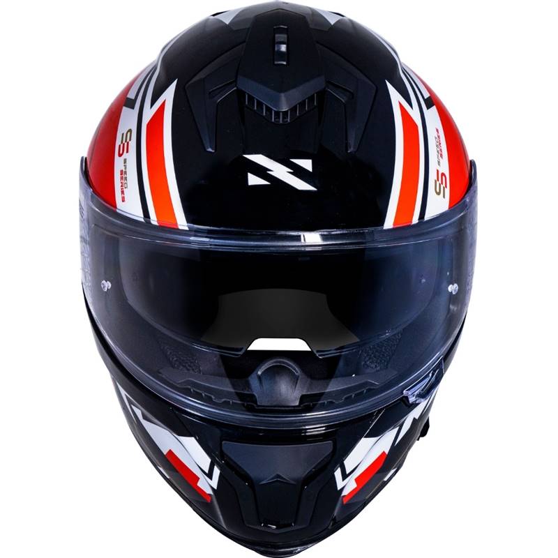 CAPACETE NORISK STRADA CIRCUIT PRETO/VERMELHO/DOURADO