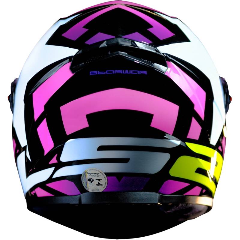 CAPACETE LS2 FF358 STARWAR PRETO/ROSA