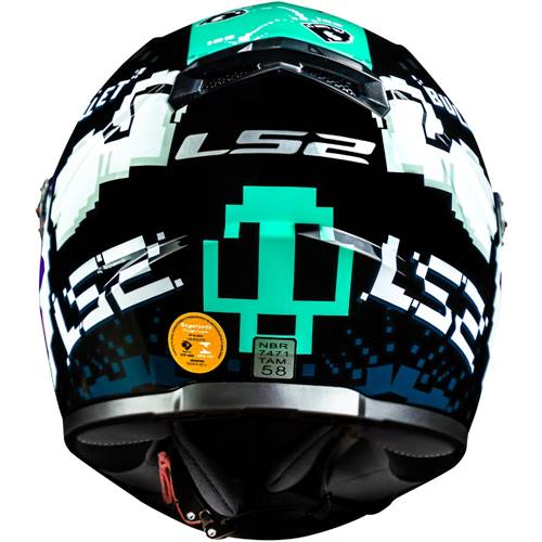 CAPACETE LS2 FF358 BULLET PRETO/AZUL