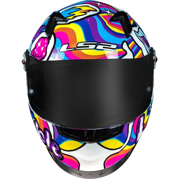 CAPACETE LS2 FF358 BUBBLE BRANCO