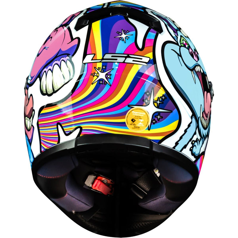 CAPACETE LS2 FF358 BUBBLE BRANCO
