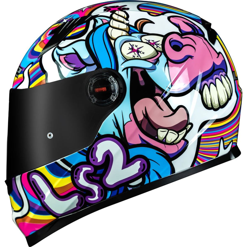 CAPACETE LS2 FF358 BUBBLE BRANCO