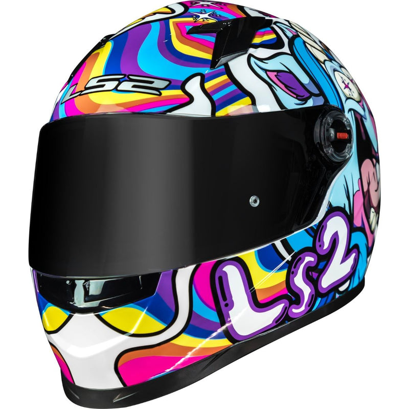 CAPACETE LS2 FF358 BUBBLE BRANCO