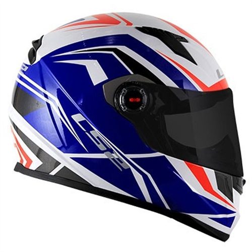CAPACETE LS2 FF358 BLADE BRANCO/VERMELHO/AZUL
