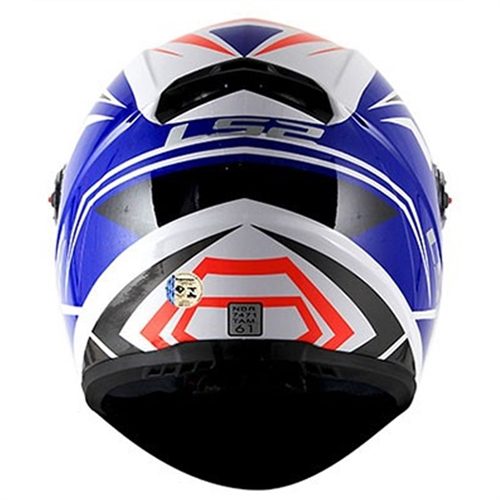 CAPACETE LS2 FF358 BLADE BRANCO/VERMELHO/AZUL