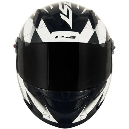 CAPACETE LS2 FF358 DRAZE PRETO/BRANCO