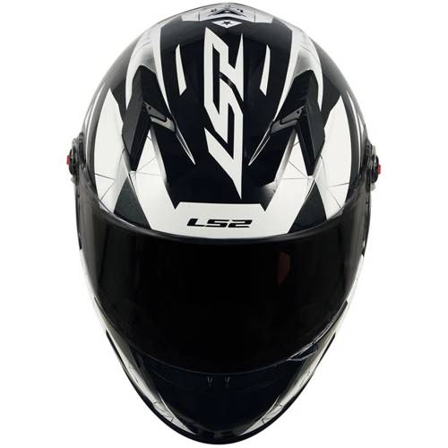 CAPACETE LS2 FF358 DRAZE PRETO/BRANCO