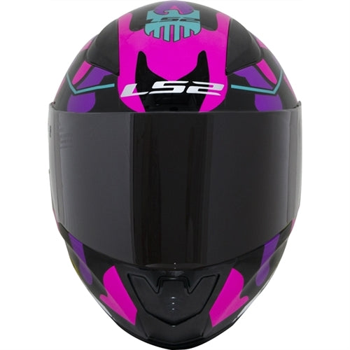 CAPACETE LS2 FF353 RAPID BRAVADO ROSA CAMUFLADO/AZUL