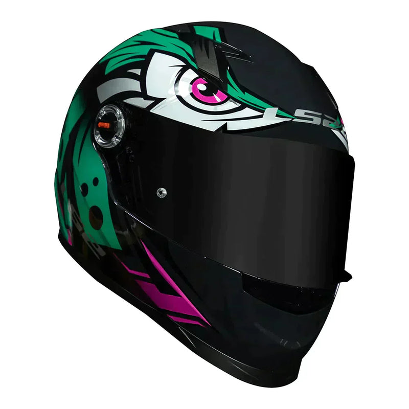 CAPACETE LS2 CLASSIC FF358 TRIBAL VERDE