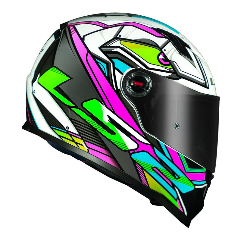 CAPACETE LS2 FF358 XDRON ROSA/BRANCO