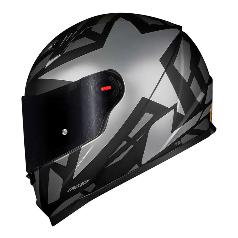 Capacete LS2 FF358 Starwar Prata e Preto Fosco 58