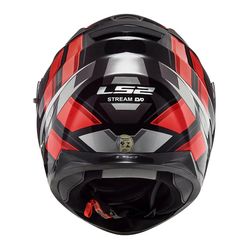 CAPACETE LS2 FF320 STREAM LOOP VERMELHO (VISEIRA SOLAR)