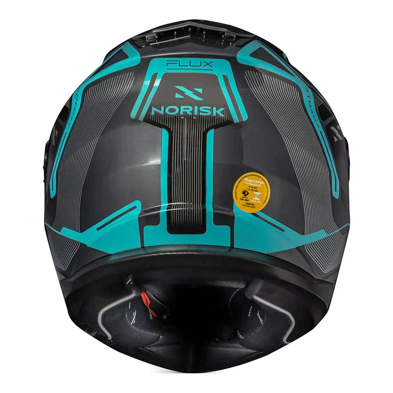 CAPACETE NORISK STRADA FLUX PRETO/AZUL