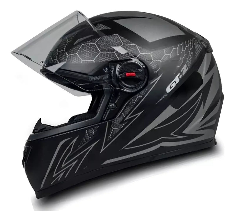 Capacete Para Moto Fw3 Gt2 Preto Fosco