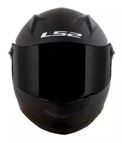 CAPACETE LS2 FF358 CLASSIC MONOCOLOR PRETO FOSCO