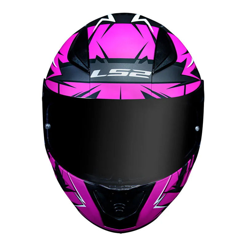 CAPACETE LS2 FF353 RAPID CROMO ROSA