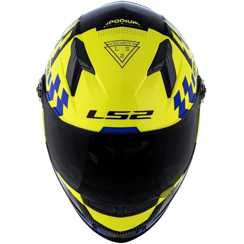 CAPACETE LS2 FF358 PODIUM AMARELO/PRETO