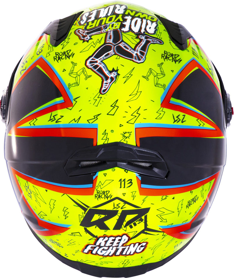 CAPACETE LS2 FF358 RAFAEL PASCHOALIN AMARELO/PRETO