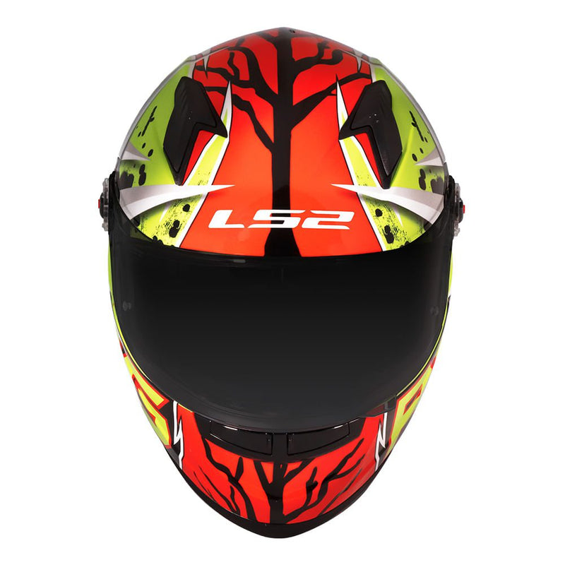 CAPACETE LS2 FF358 RENATO GARCIA VERMELHO/AMARELO