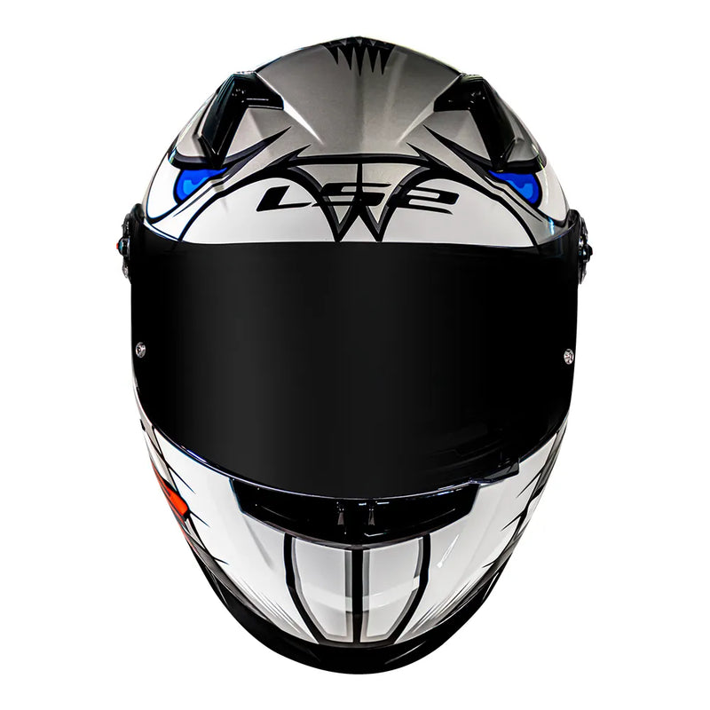 CAPACETE LS2 FF358 ALEX BARROS CINZA