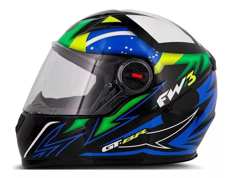 Capacete Para Moto Fw3 Gt Brasil