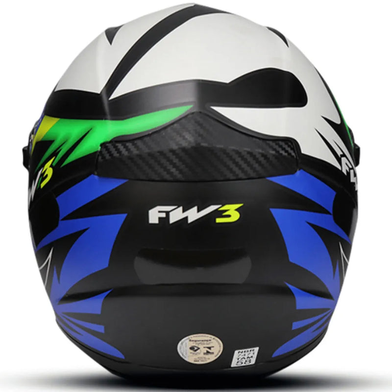Capacete FW3 GTN Brasil Fosco
