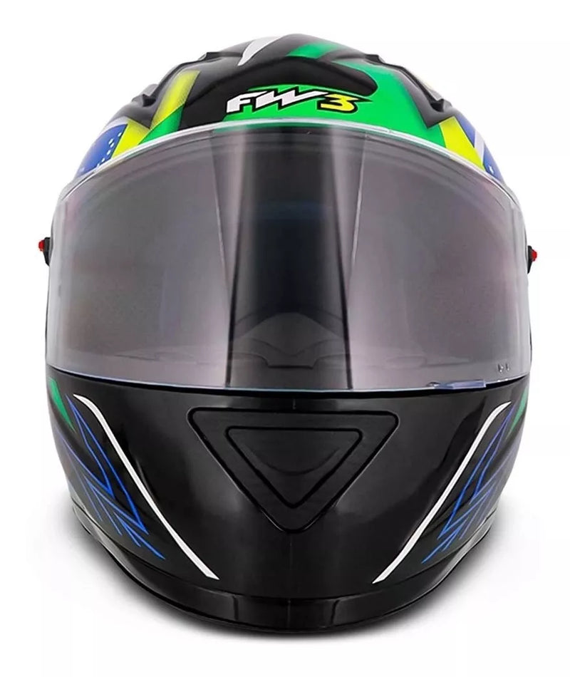 Capacete Para Moto Fw3 Gt Brasil