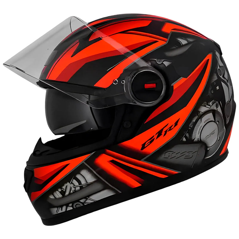 Capacete FW3 GTX R1 Preto Vermelho Fosco