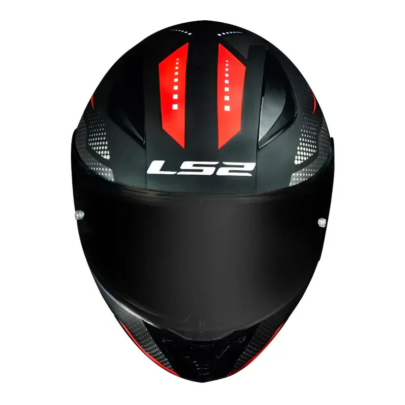 CAPACETE LS2 FF358 RAPID DOOM VERMELHO