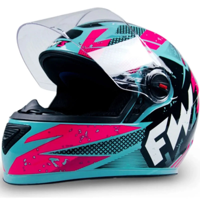 Capacete FW3 GTN Speed Azul Claro