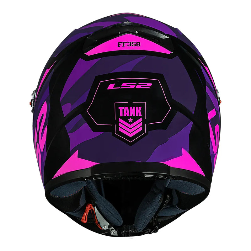 CAPACETE LS2 CLASSIC TANK ROXO