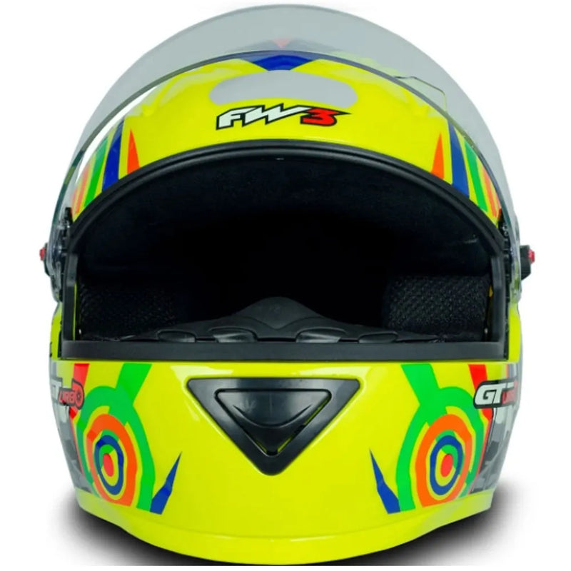 Capacete FW3 GT Turbo Amarelo
